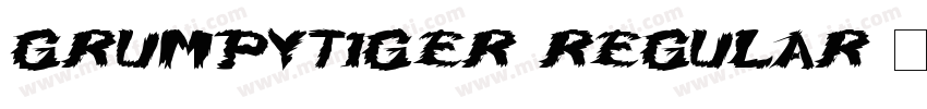 GrumpyTiger Regular字体转换